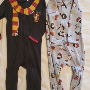 Harry Potter baby boy sleepers